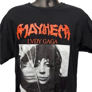 Lady GaGa Mayham Graphic T-Shirt Size: L